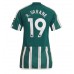 Billige Manchester United Raphael Varane #19 Udebane Fodboldtrøjer Dame 2023-24 Kortærmet